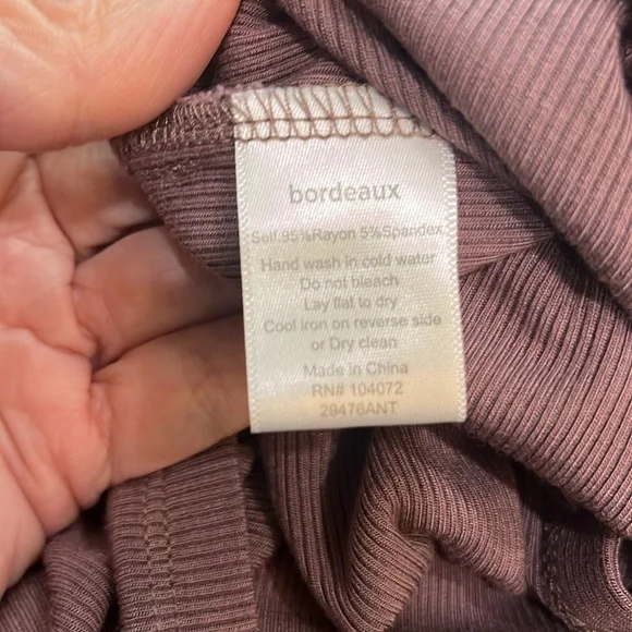 Anthropologie “Bordeaux” long sleeve maxi dress. - Picture 5 of 6